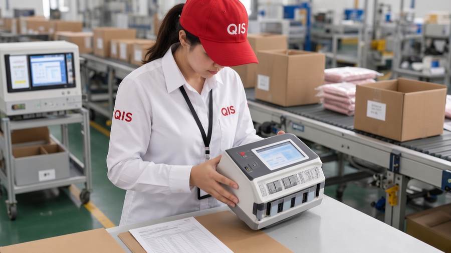 During production inspection in China